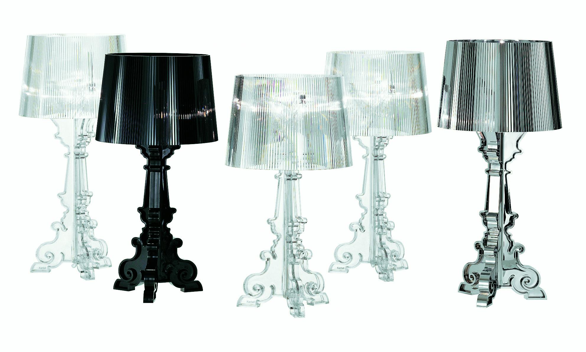 Kartell Bourgie-Lampe in glänzendem Schwarz von Ferruccio Laviani (Kunststoff) im Angebot