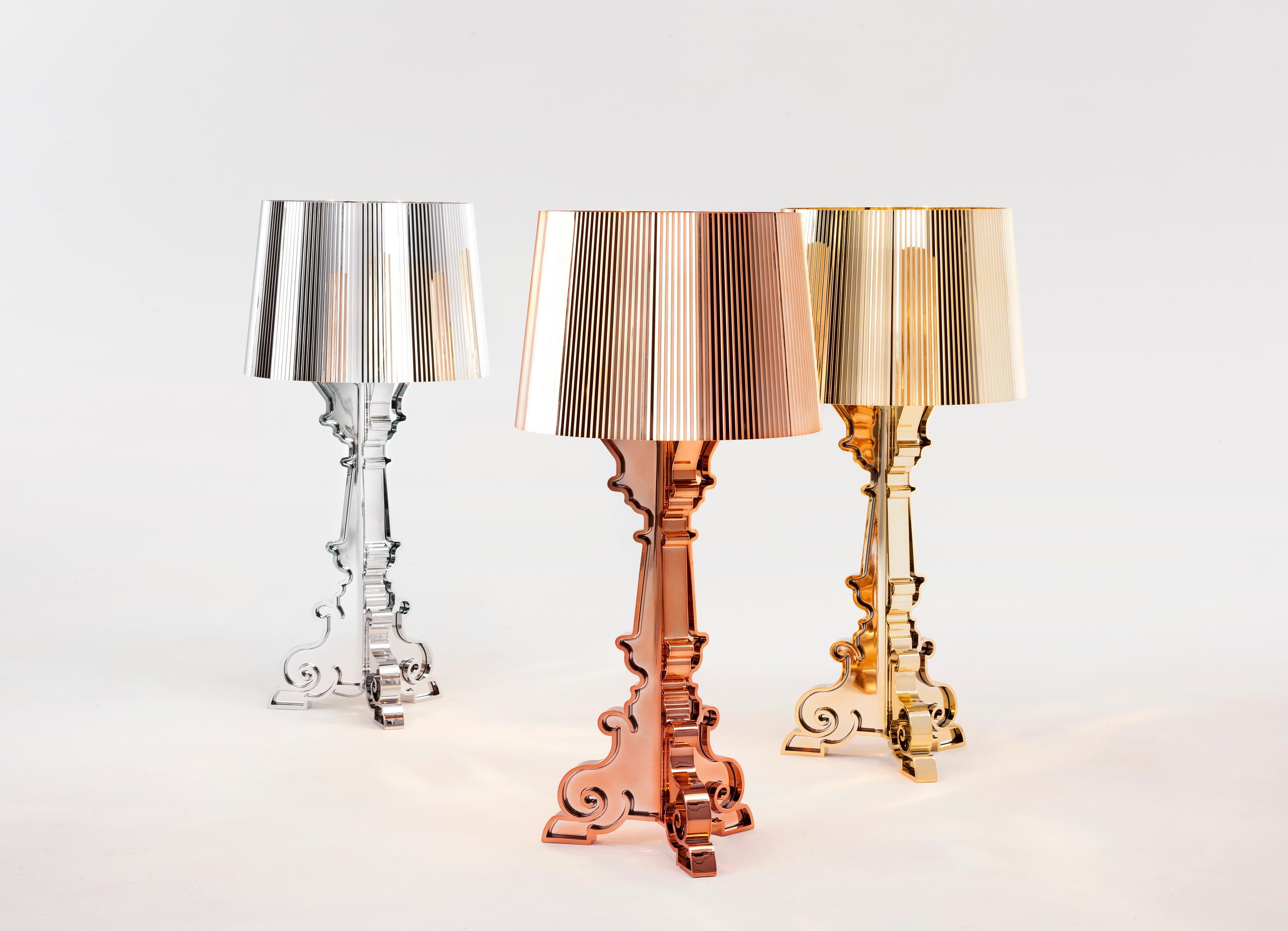 kartell gold lamp