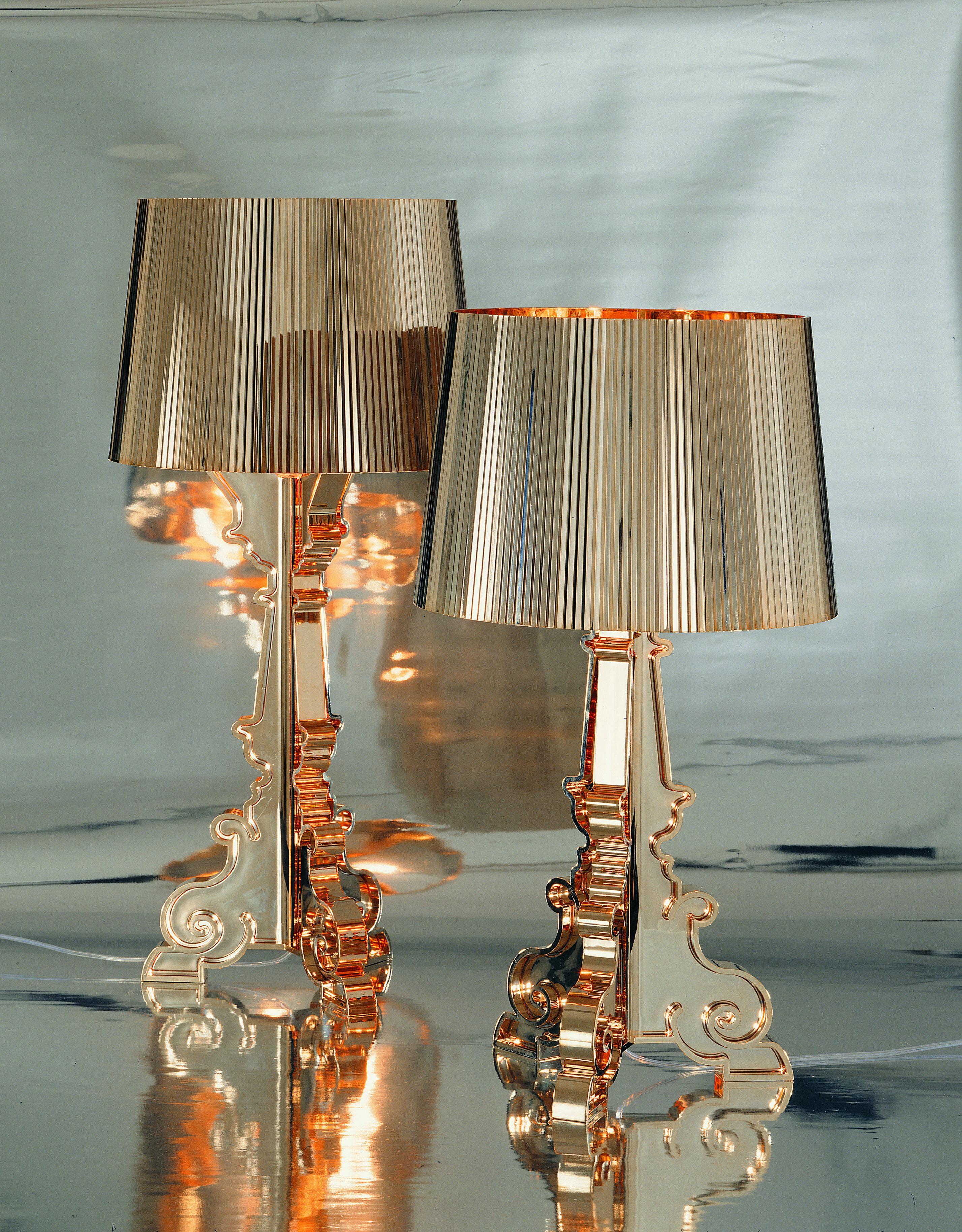 Modern Kartell Bourgie Lamp in Gold by Ferruccio Laviani For Sale