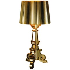 Kartell Bourgie Lamp in Gold by Ferruccio Laviani