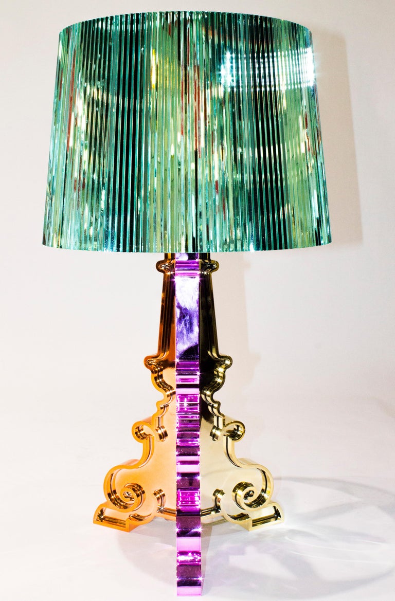 Kartell Bourgie Lamp in Multicolored Blue by Ferruccio Laviani For Sale at 1stdibs