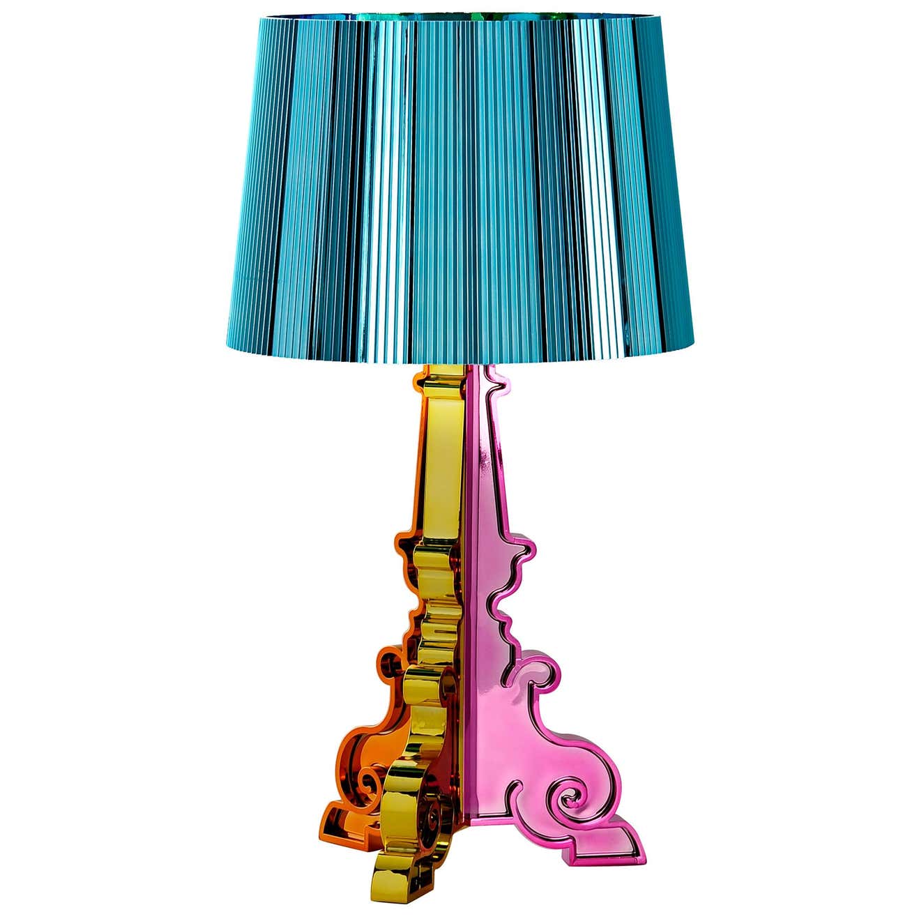 Kartell Bourgie Lamp in Multicolored Blue by Ferruccio Laviani For Sale ...