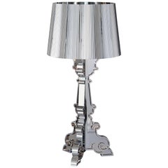 Kartell Bourgie-Lampe in Silber von Ferruccio Laviani