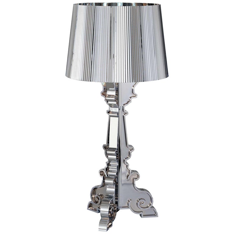 Kartell Bourgie Lamp in Silver by Ferruccio Laviani For Sale at 1stDibs | kartell  bourgie silver, ferruccio laviani lamp, ferruccio laviani lighting