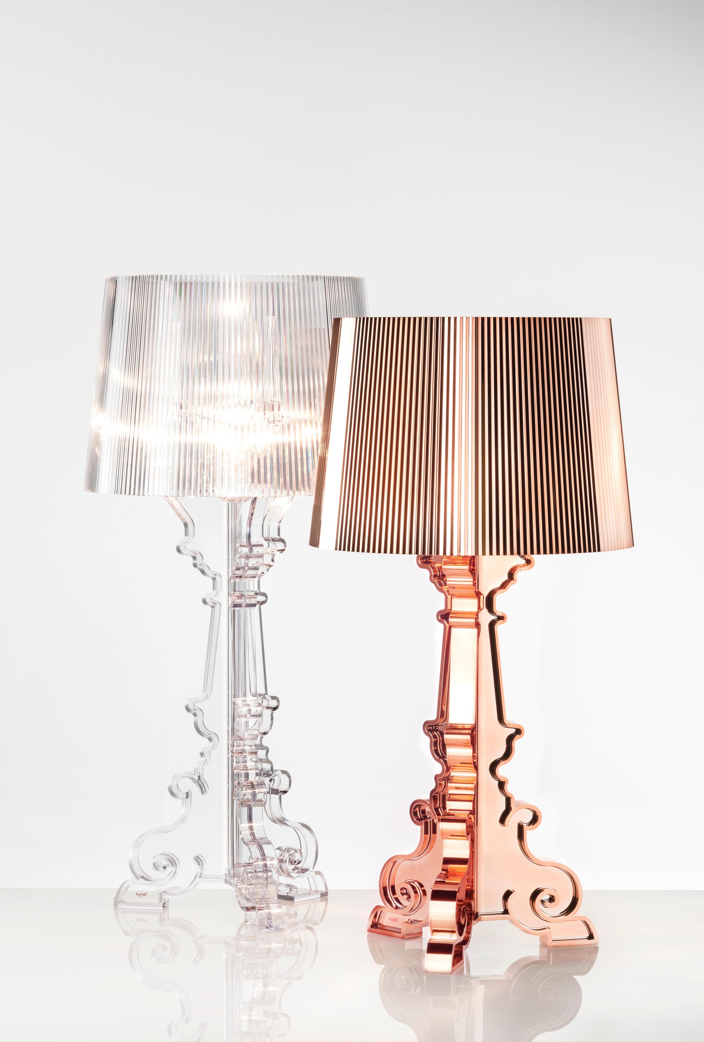 Lámpara Kartell Bourgie en blanco y oro de Ferruccio Laviani en venta 7