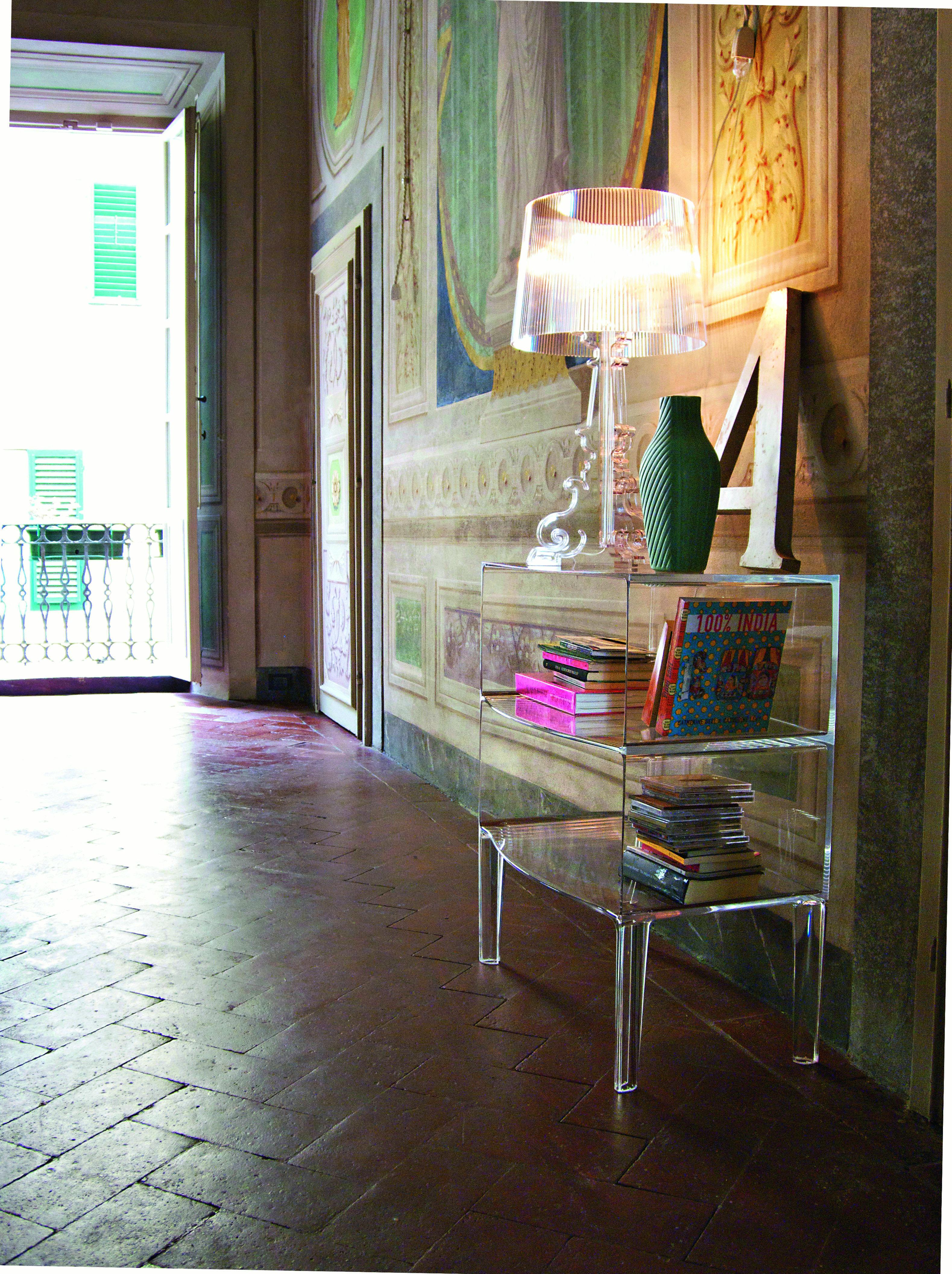 Moderne Lampe Kartell Bourgie en blanc et or de Ferruccio Laviani en vente