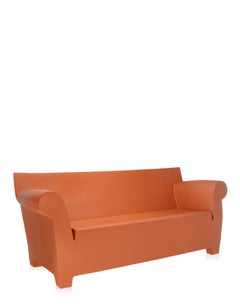 Kartell Bubble Club 2-Seat Sofa in Ochre by Philippe Starck