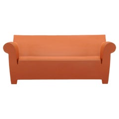 Kartell Bubble Club 2-Seat Sofa in Ochre by Philippe Starck
