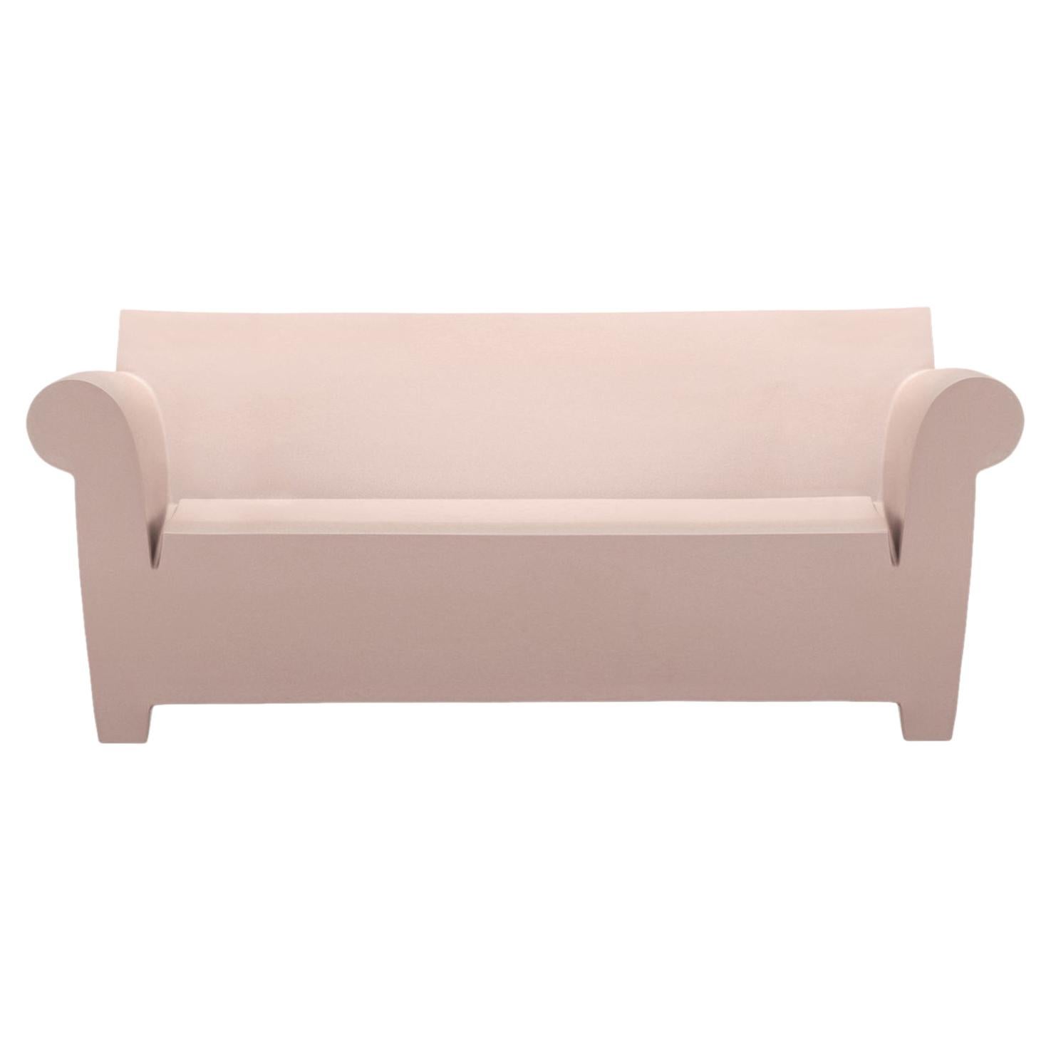 Kartell Bubble Club 2-Seat Sofa in Powder by Philippe Starck