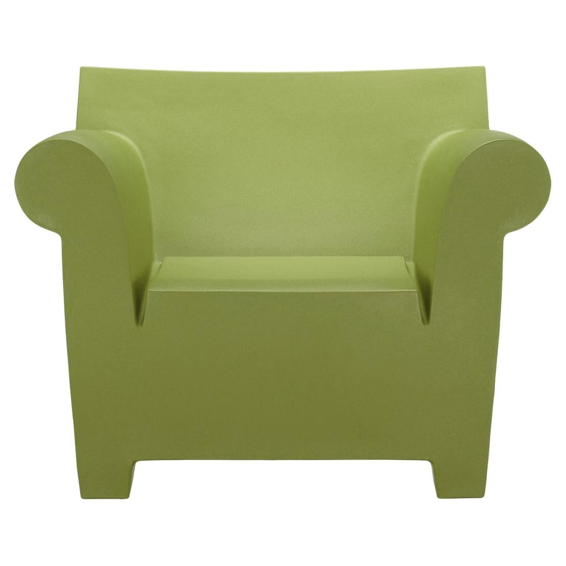Kartell Bubble Club Armchair in Green by Philippe Starck For Sale