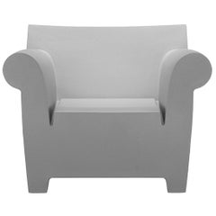 Kartell Bubble Club Armchair in Light Grey by Philippe Starck