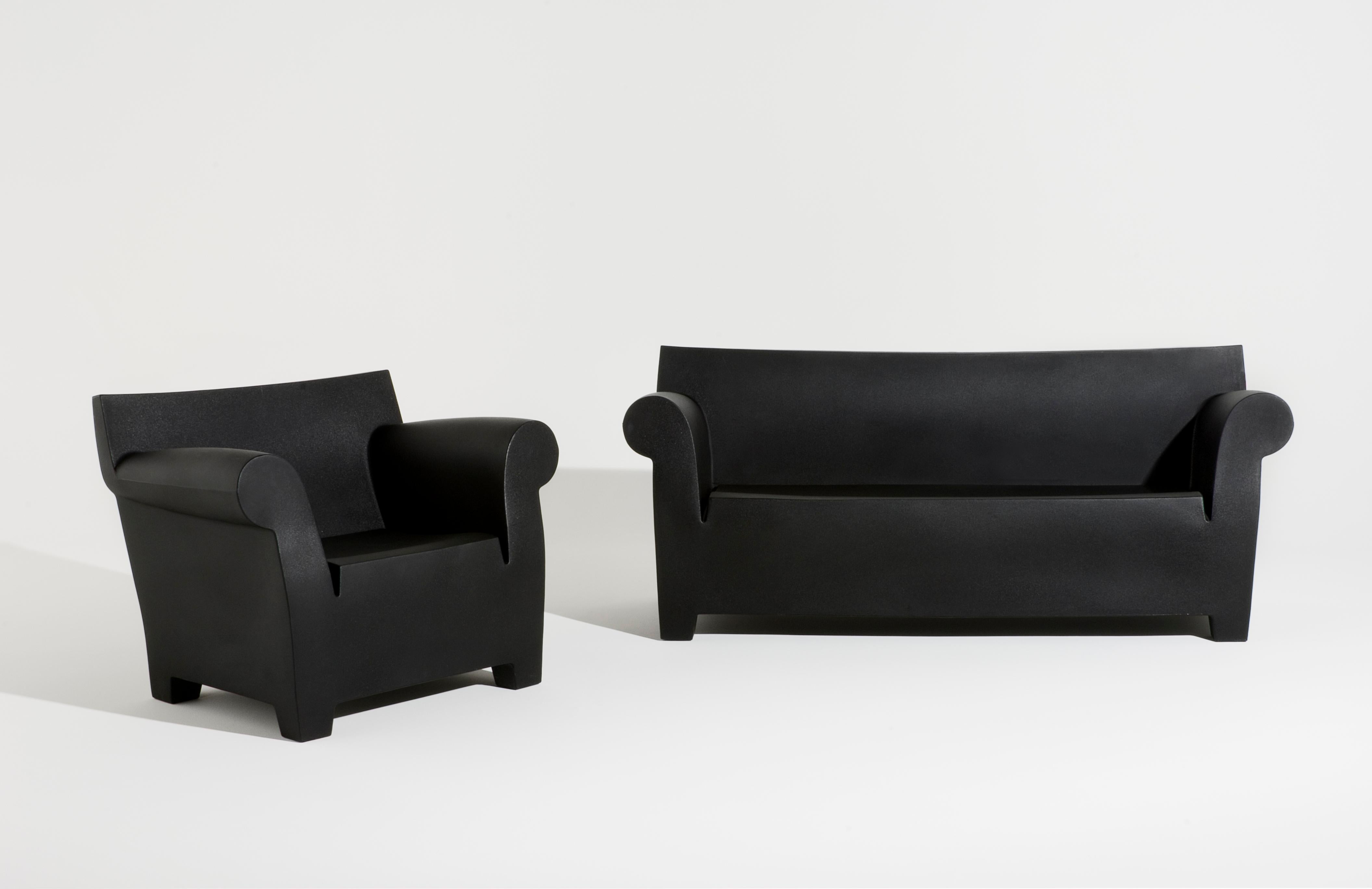 Kartell Bubble Club Sessel in Ockerholz von Philippe Starck (Moderne) im Angebot