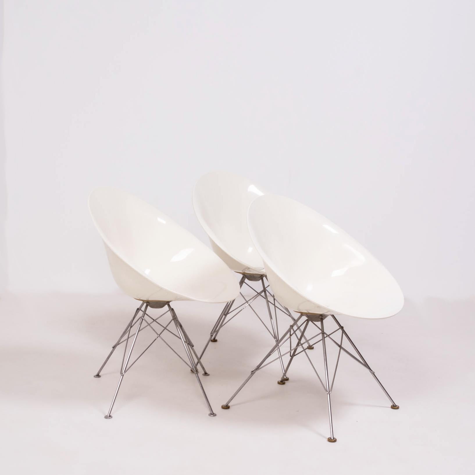 Italian Kartell by Philippe Starck Modern Ero/S White Dining Chair For Sale