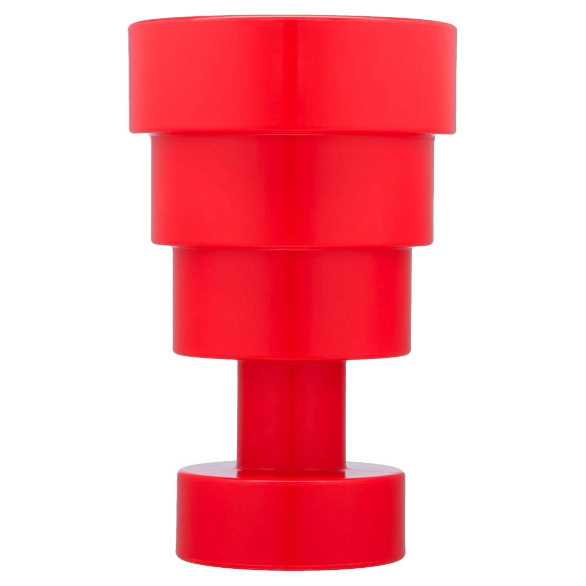 Kartell Calice Stool in Red by Ettore Sottsass