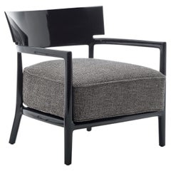 Kartell Cara Mat Chair Black Beige by Philippe Starck with Sergio Schito
