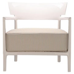 Kartell Cara Outdoor Chair by Philippe Starck with Sergio Schito in Ivory Beige