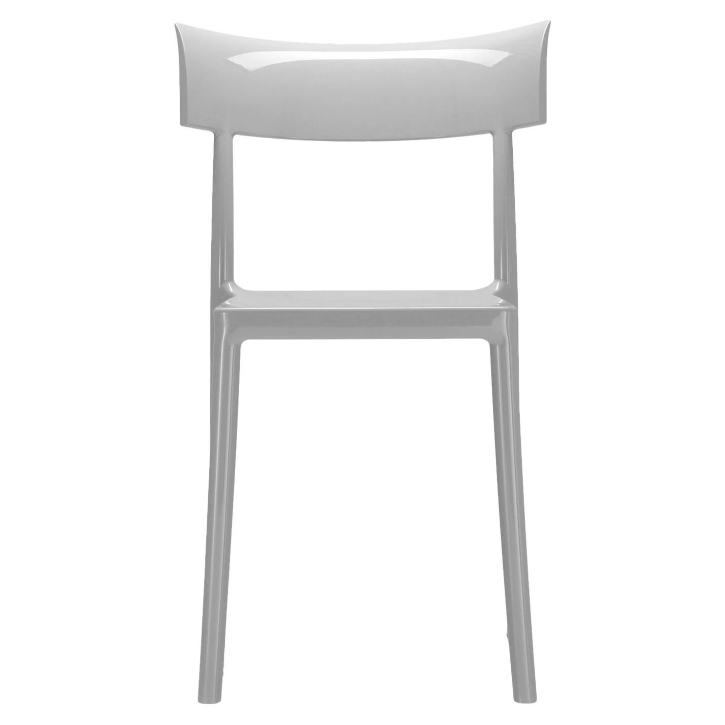 Kartell Cat Walk Chair in Grey by Philippe Starck with Sergio Schito