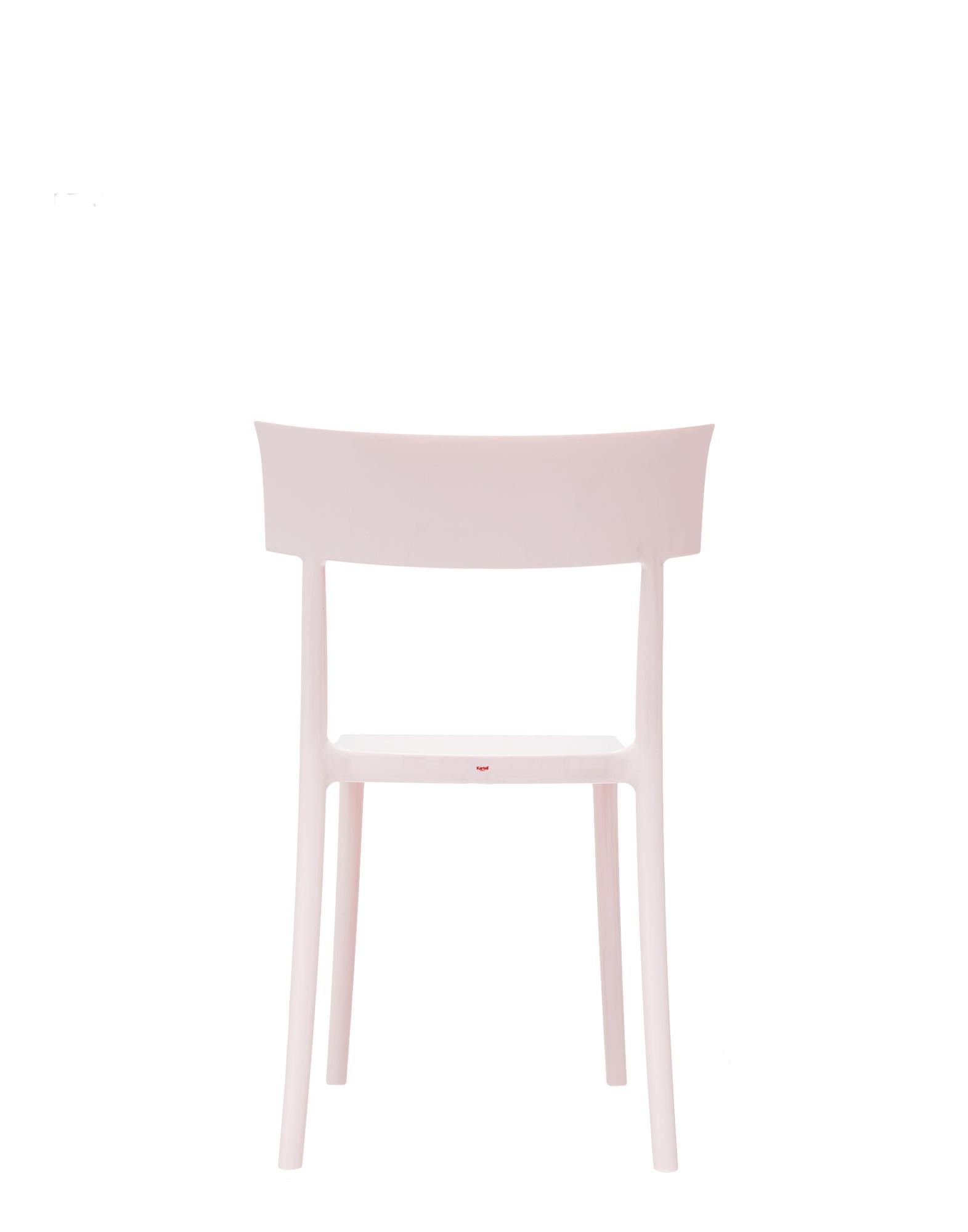 Kartell Cat Walk Chair in Rose by Philippe Starck with Sergio Schito In New Condition For Sale In Brooklyn, NY