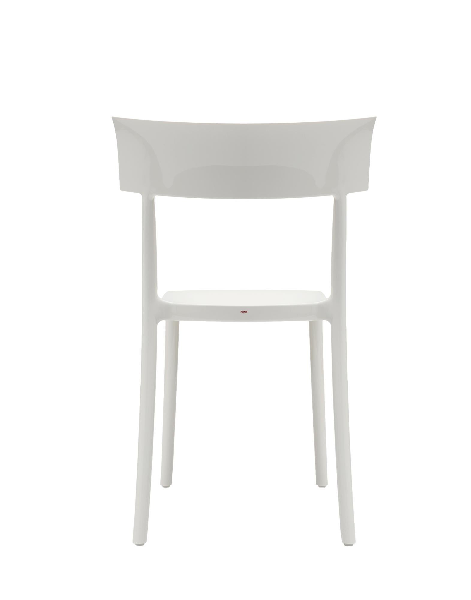 Kartell Cat Walk Chair in White by Philippe Starck with Sergio Schito In New Condition In Brooklyn, NY