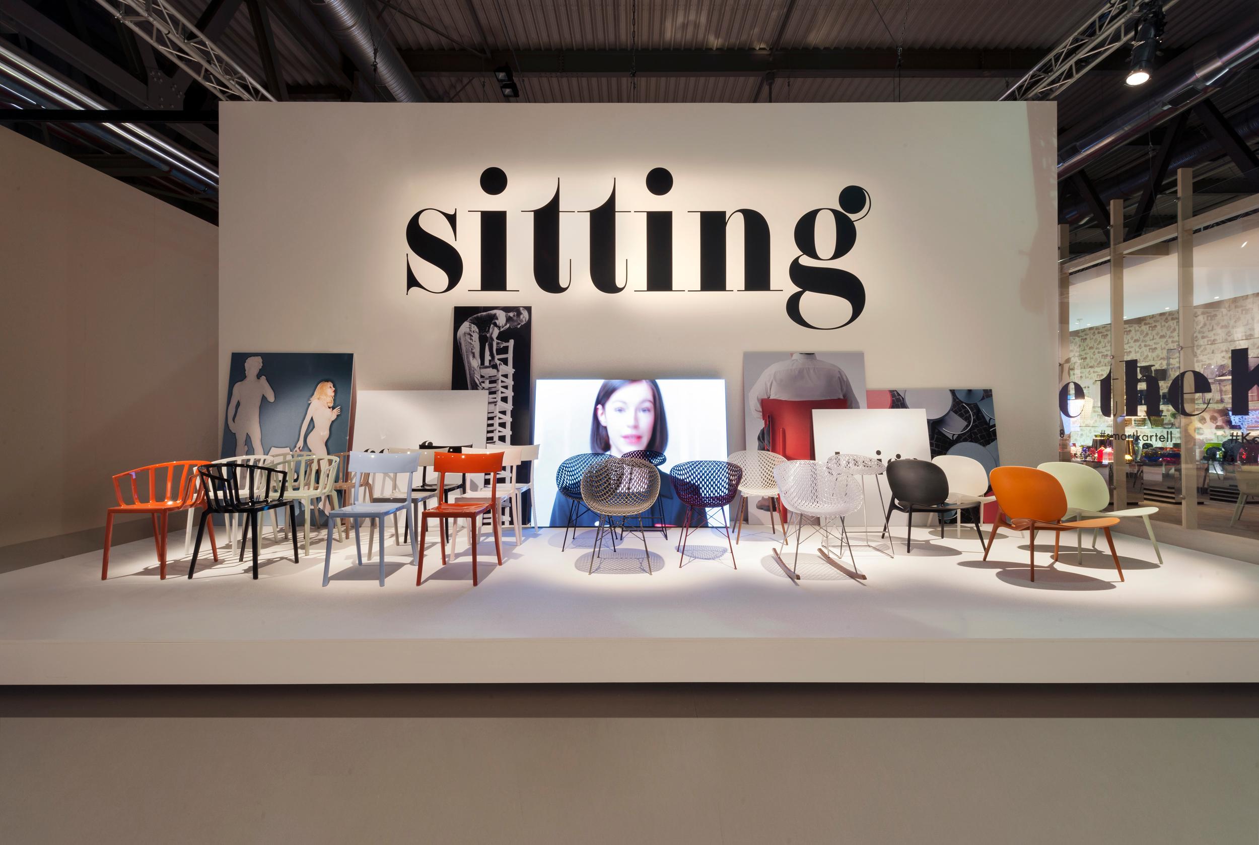 Sedia Cat Walk di Kartell in bianco di Philippe Starck con Sergio Schito in vendita 1