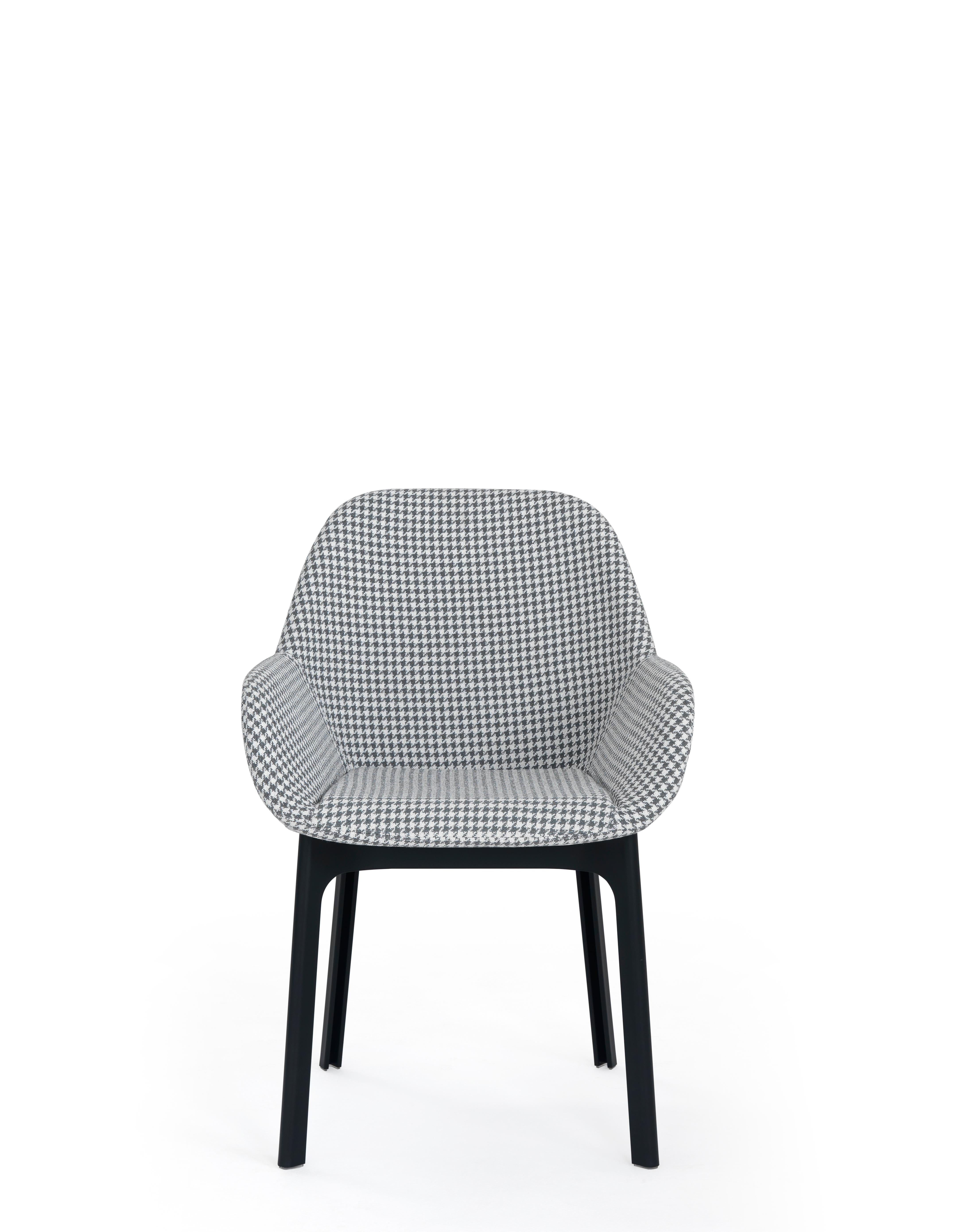 Moderne Chaise Kartell Clap par Patricia Urquiola en noir et bleu en vente