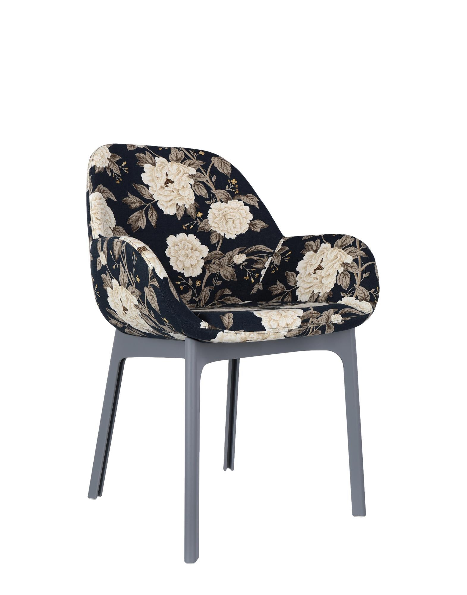 Fabric Kartell Clap Chair by Patricia Urquiola in Peony Pattern For Sale