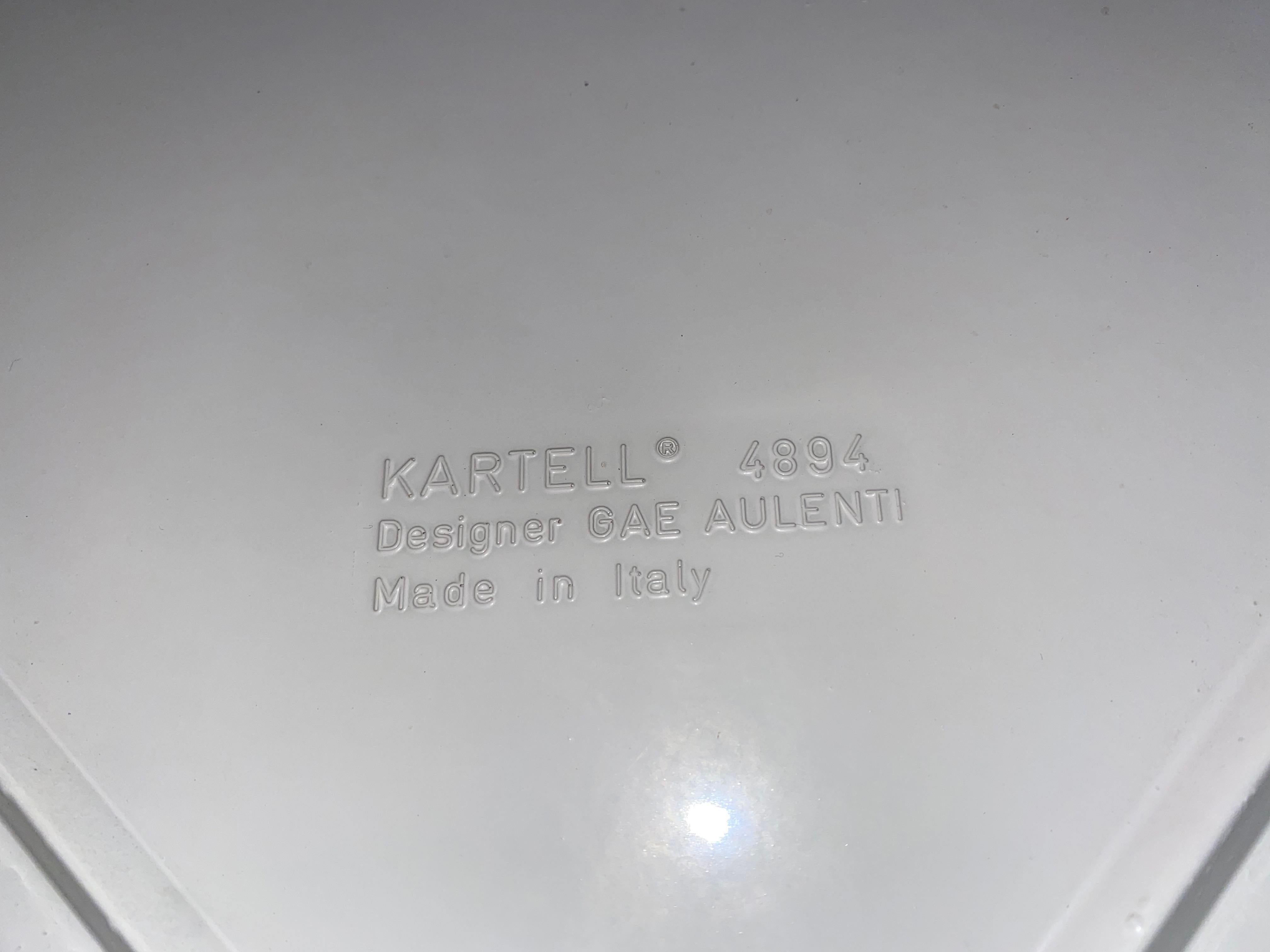 Late 20th Century Kartell Coffee Table 4894 Designed by Gae Aulenti, 1974