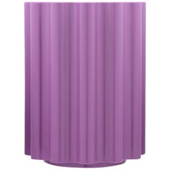 Kartell Colonna Stool in Violet by Ettore Sottsass