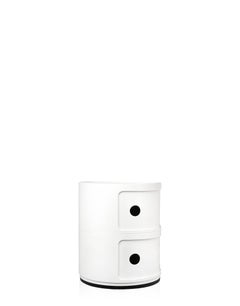 Kartell Componibili 2-Tier Drawer in White by Anna Castelli Ferrieri
