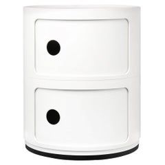 Kartell Componibili 2-Tier Drawer in White by Anna Castelli Ferrieri