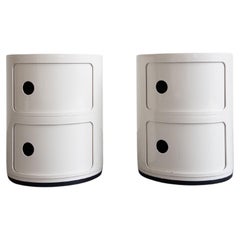 Armoires de rangement modernes Kartell Componibili à 2 niveaux par Anna Castelli Ferrieri