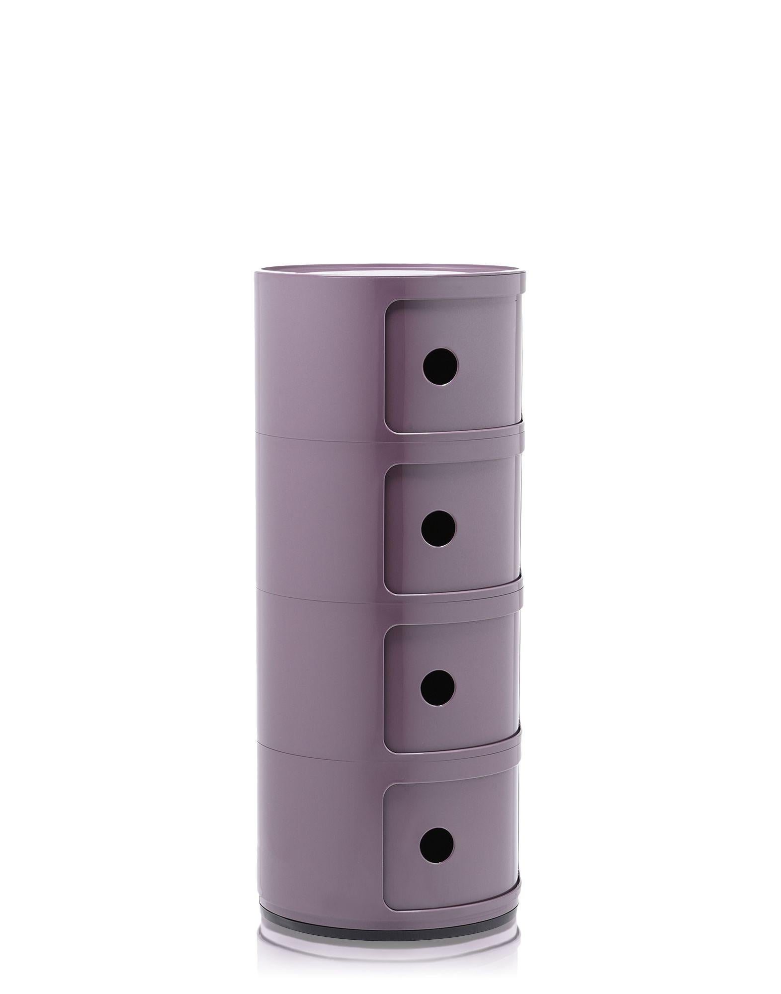 Moderne Lustre Kartell Componibili à 4 niveaux en violet par Anna Castelli Ferrieri en vente