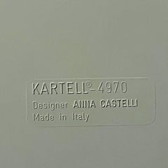 Kartell 'Componibili' 4970 Serving Trolley Storage Unit by Anna Castelli, 1960s