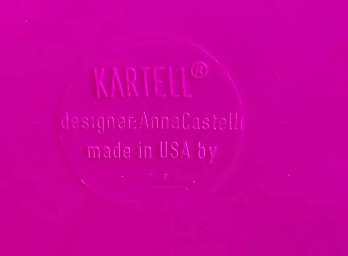 Kartell Componibili 8-Tier Modern Storage Cabinet, Hot Pink, Italy 1