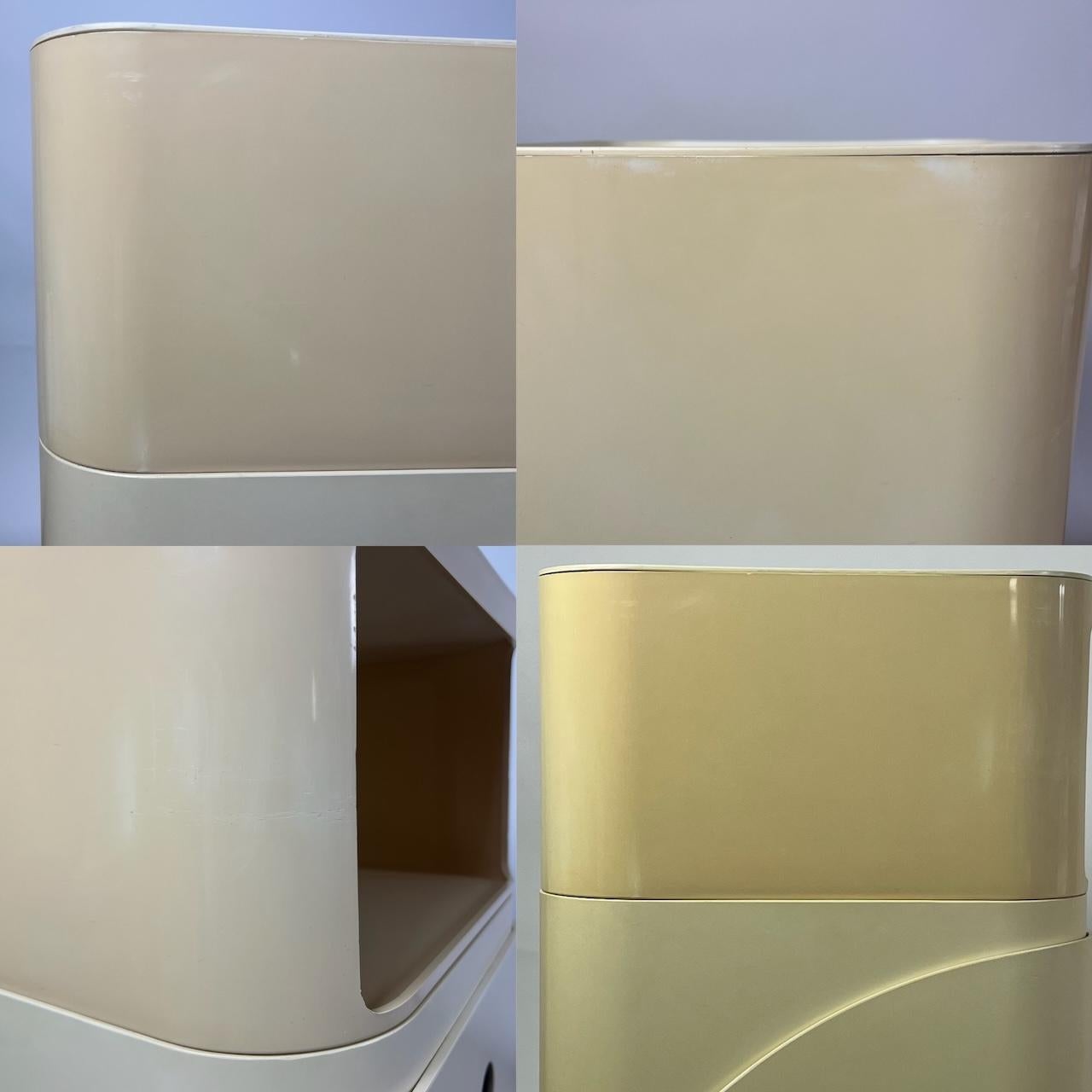 Kartell Componibili Set aus Waschtischschachtel und Aufbewahrungsbox von Anna Castelli, 1960er Jahre im Angebot 6