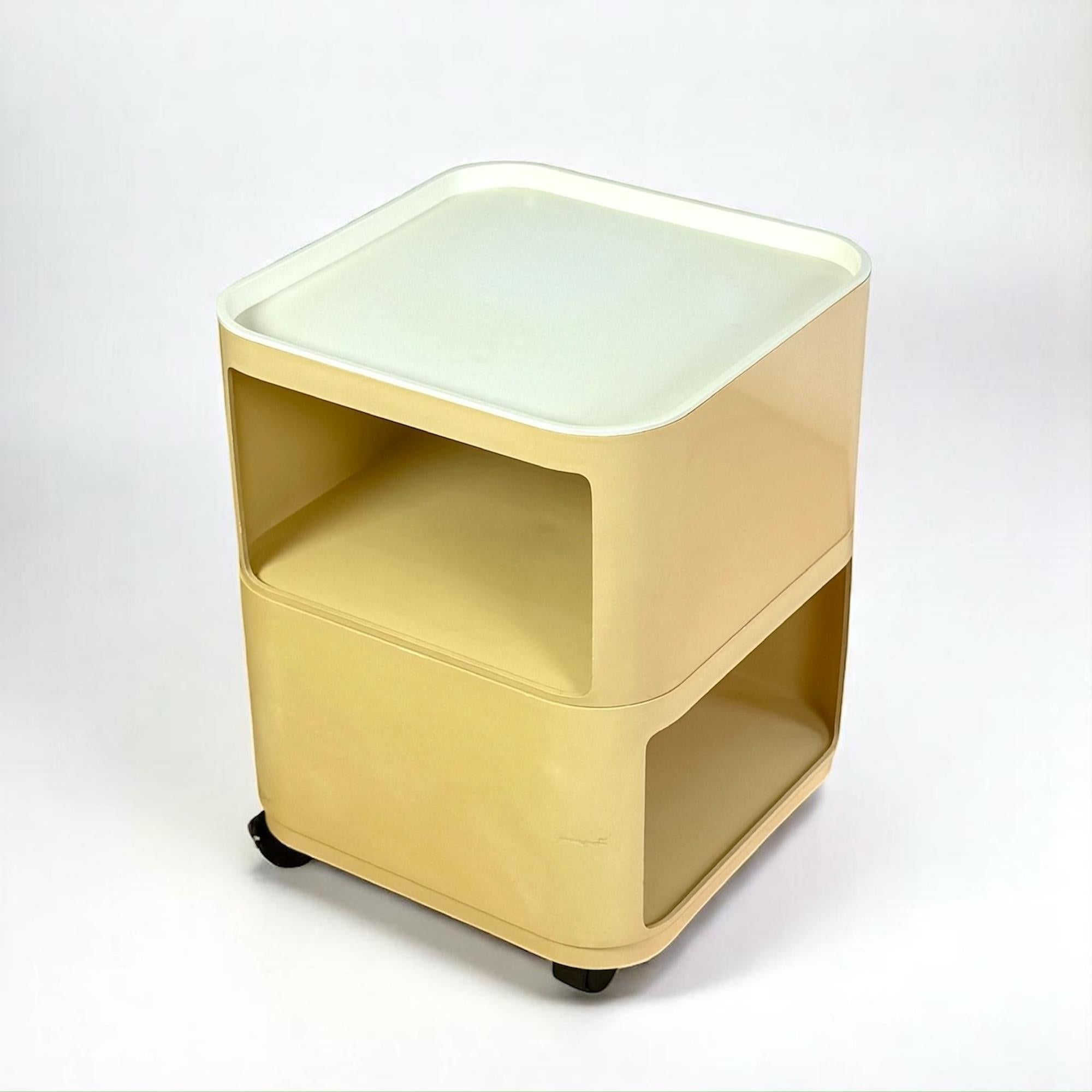 Kartell 'Componibili' Square-Base Serving Trolley / Table Model 4970, 1960s 3