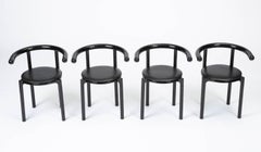 Set of Four Anna Castelli Ferrieri for Kartell Dining Chairs