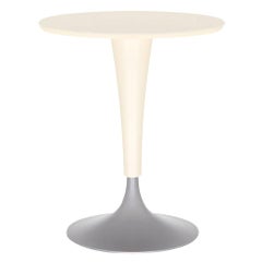 Kartell Dr. Na Table in Wax White by Philippe Starck