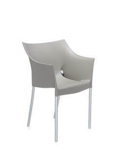 Set of 2 Kartell Dr. No in Warm Grey by Philippe Starck