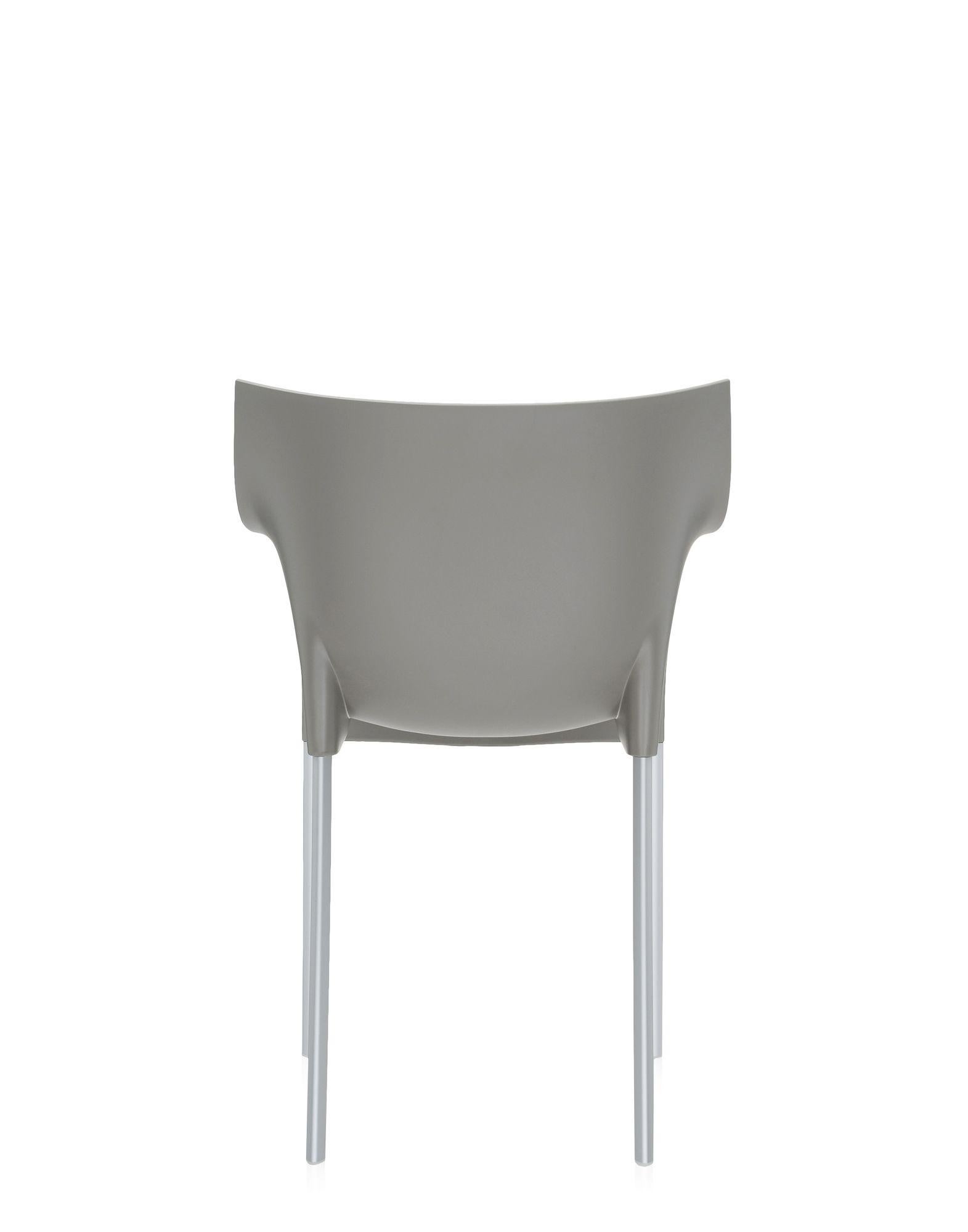 Italian Set of 2 Kartell Dr. No in Warm Grey by Philippe Starck For Sale