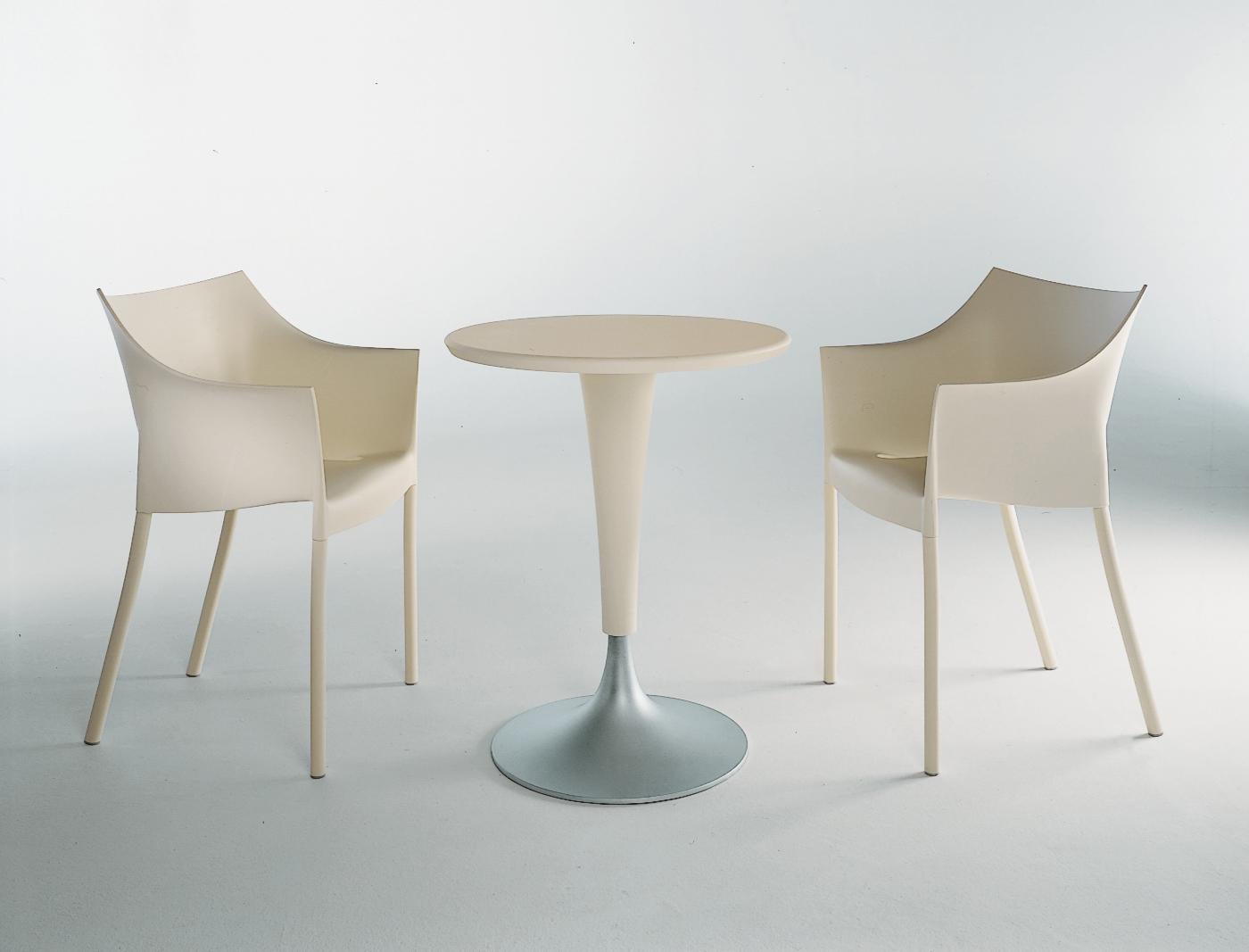 Contemporary Set of 2 Kartell Dr. No in Warm Grey by Philippe Starck For Sale