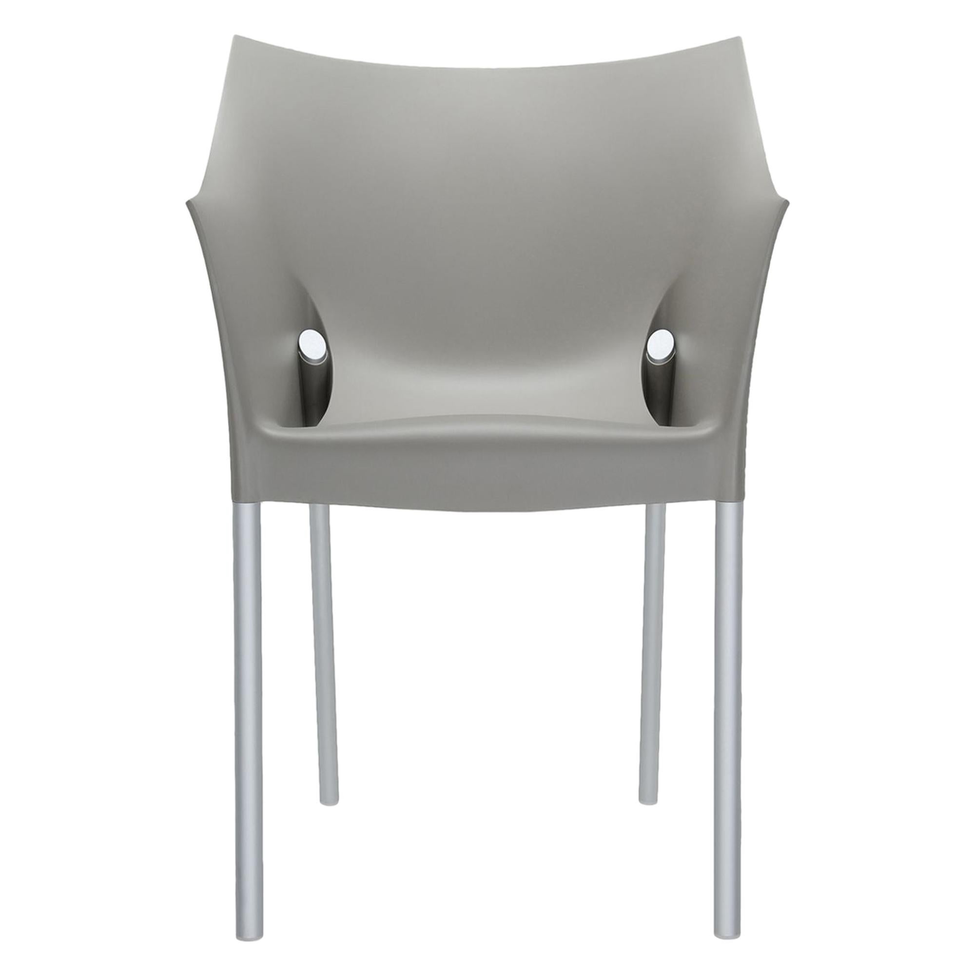 Set of 2 Kartell Dr. No in Warm Grey by Philippe Starck For Sale