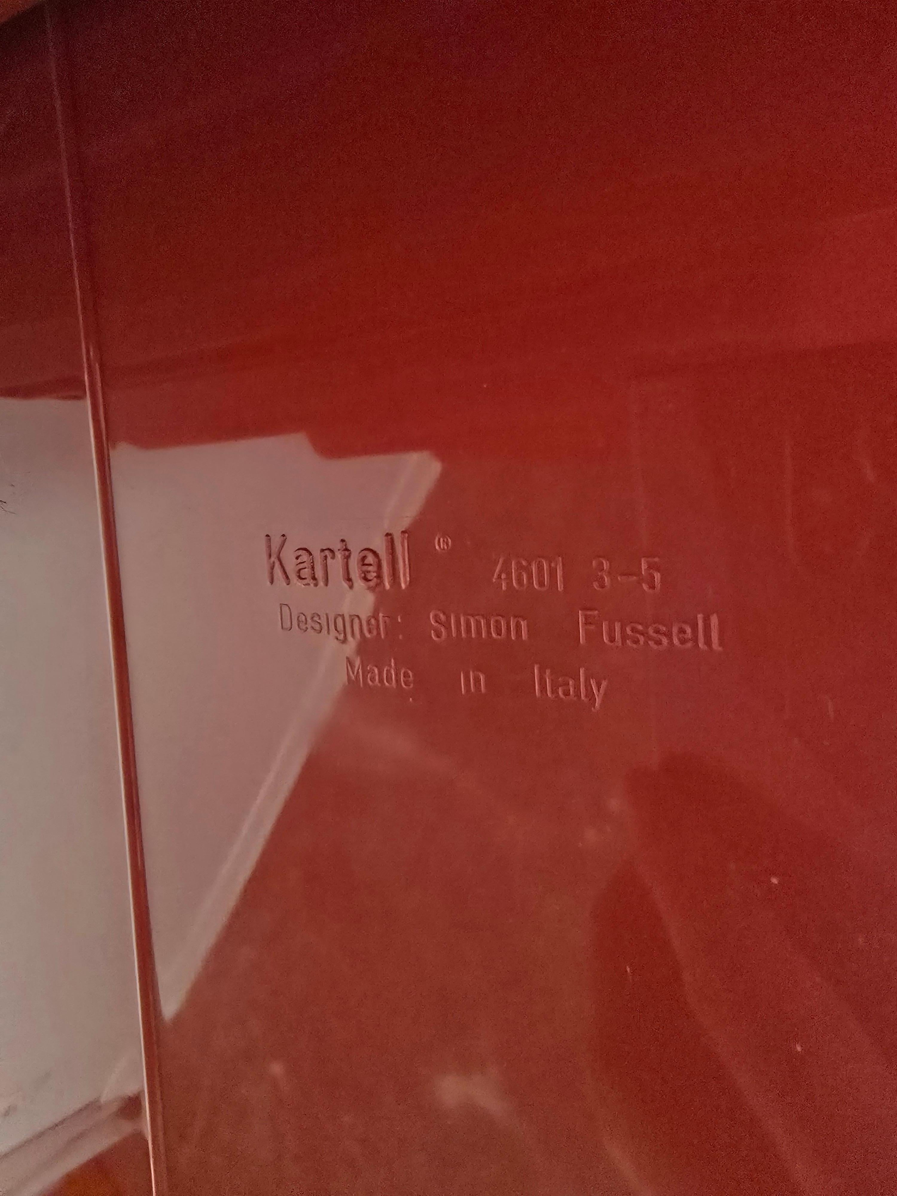 Cassettiere Kartell di Simon Fussel 1970s in vendita 4