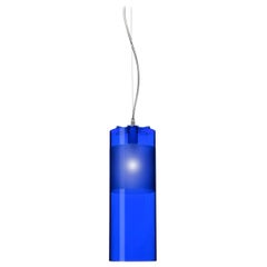 Kartell Easy Pendant Light in Blue by Ferruccio Laviani