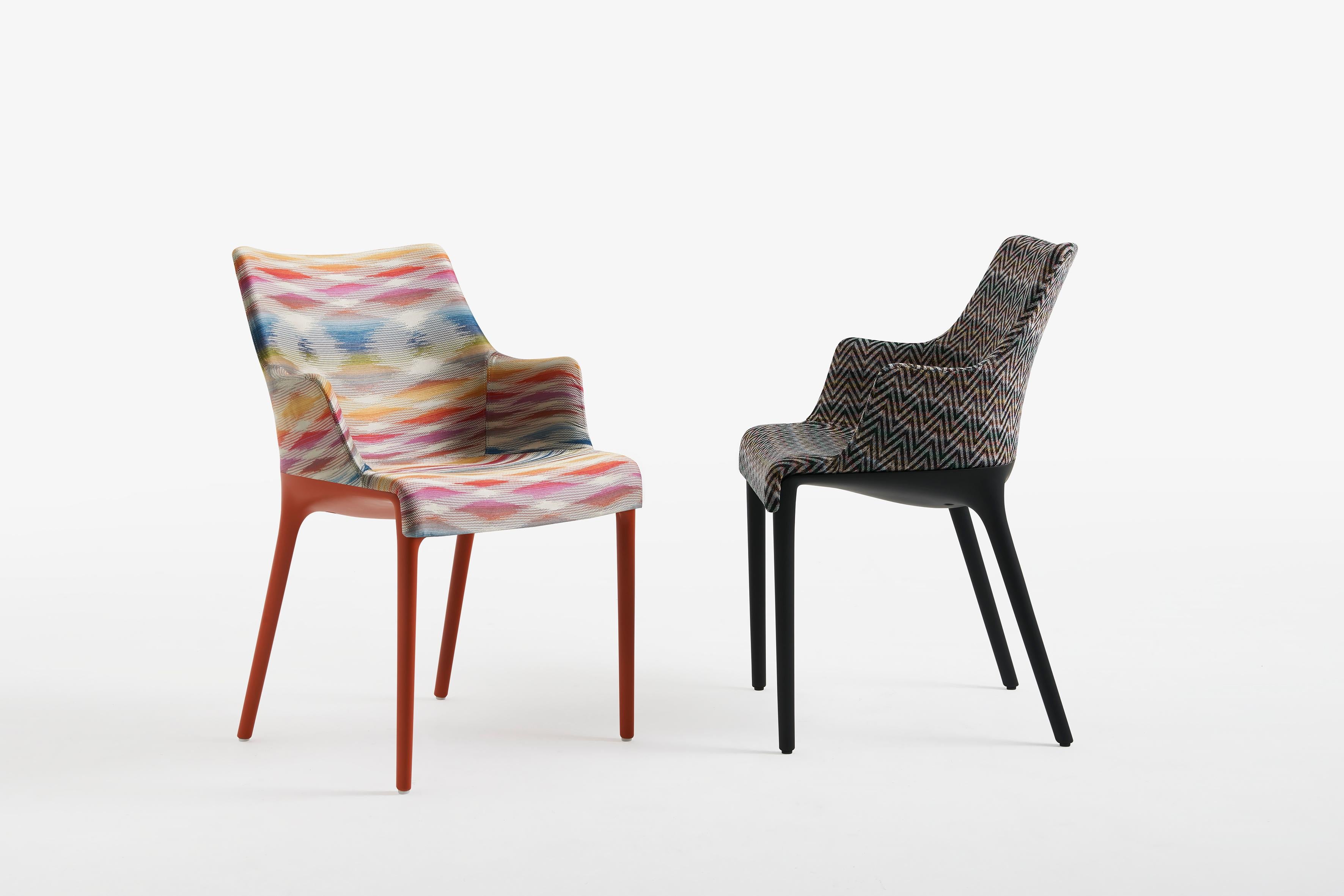 Modern Kartell Eleganza Nia Missoni Chair by Philippe Starck For Sale