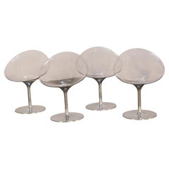 Kartell Eros Swivel Chair by Phillippe Starck, Set of Four