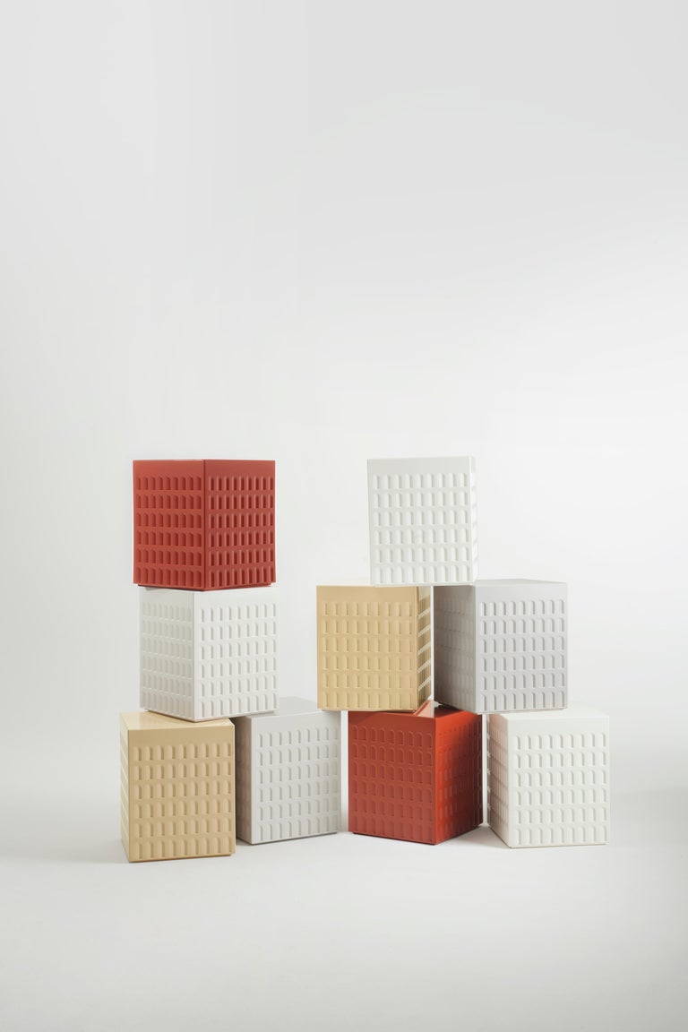 Kartell Eur Stool in White by Fabio Novembre For Sale at 1stDibs