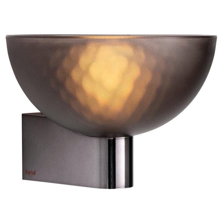 Kartell Fata Wall Sconce in Smoke by Piero Lissoni For Sale