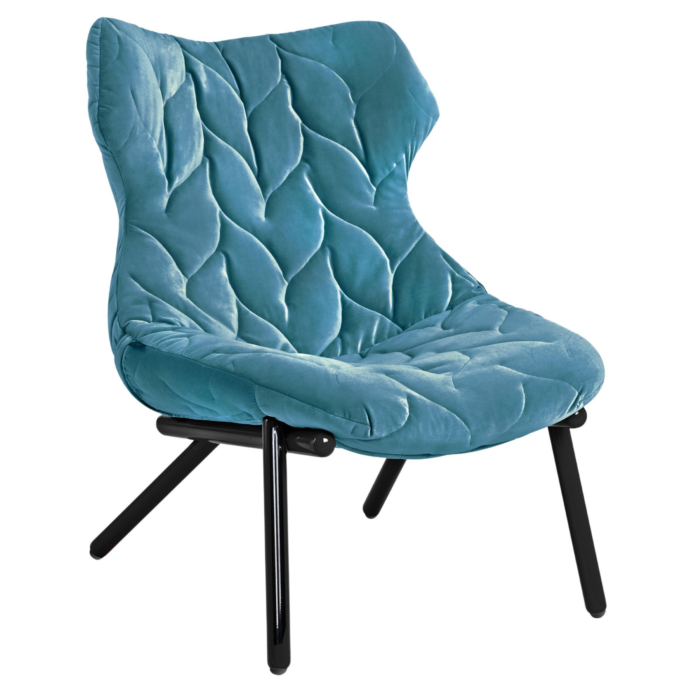 Kartell Foliage Armchair in Teal by Patricia Urquiola