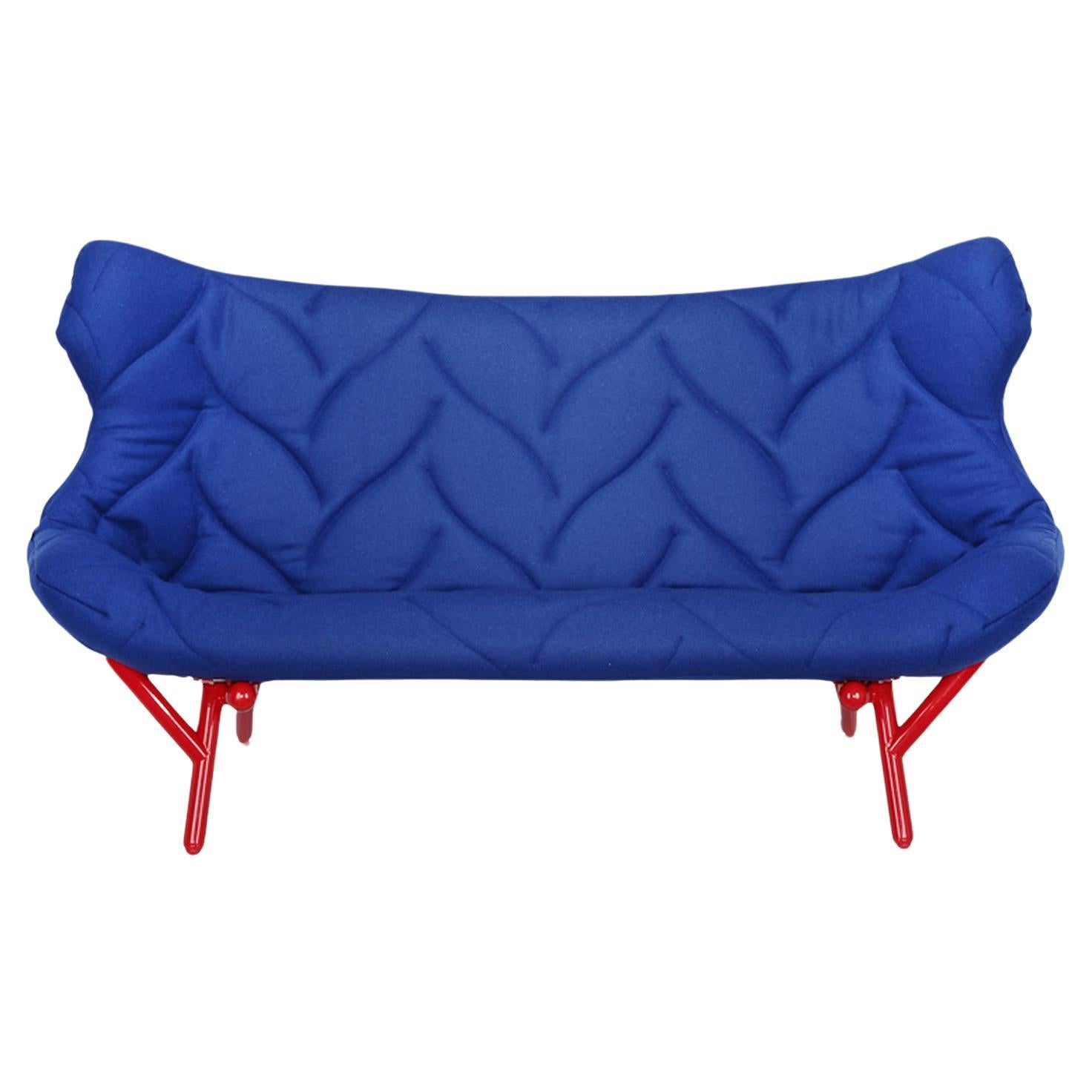 Kartell Foliage Sofa Teal by Patricia Urquiola